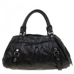 Marc by Marc Jacobs Black Leather Top Handle Bag