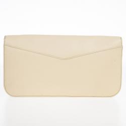 Pre Owned Marc by Marc Jacobs Cream Bianca Clutch 
