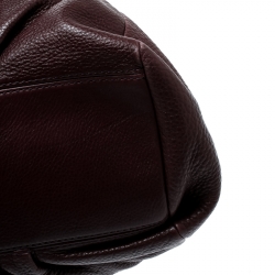 Pre Owned Marc By Marc Jacobs Purple Leather Francesca Tote