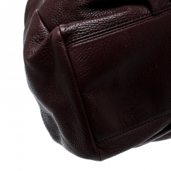 Pre Owned Marc By Marc Jacobs Purple Leather Francesca Tote