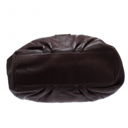 Pre Owned Marc By Marc Jacobs Purple Leather Francesca Tote