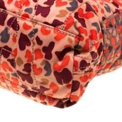 Pre Owned حقيبة يد مارك باي مارك جاكوبس بريتي تيل متوسطة نايلون مطبوعة متعددة الألوان