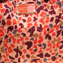 Pre Owned حقيبة يد مارك باي مارك جاكوبس بريتي تيل متوسطة نايلون مطبوعة متعددة الألوان