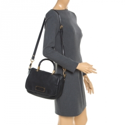 Pre Owned Marc by Marc Jacobs Black Leather Lea Crossbody Bag