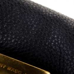 Marc by Marc Jacobs Black Leather Bianca Continental Wallet On Chain  