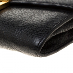 Marc by Marc Jacobs Black Leather Bianca Continental Wallet On Chain  