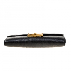 Marc by Marc Jacobs Black Leather Bianca Continental Wallet On Chain  