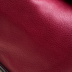 Pre Owned Marc by Marc Jacobs Burgundy Leather New Q Hillier Hobo