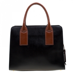 مملوكة مسبقًا حقيبة يد مارك جاكوبس بيغ شوت جلد بنية/ سوداء