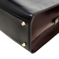 مملوكة مسبقًا حقيبة يد مارك جاكوبس بيغ شوت جلد بنية/ سوداء