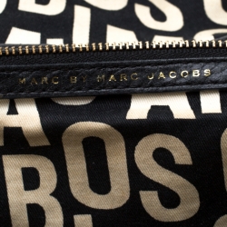 Pre Owned Marc by Marc Jacobs Black Leather Classic Q Baby Aidan Satchel