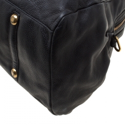 Pre Owned Marc by Marc Jacobs Black Leather Classic Q Baby Aidan Satchel