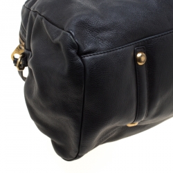 Pre Owned Marc by Marc Jacobs Black Leather Classic Q Baby Aidan Satchel