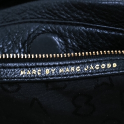مملوكة مسبقًا Marc by Marc Jacobs Black Leather Too Hot To Handle Hobo 