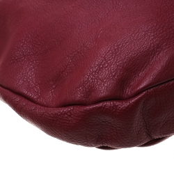 Pre Owned حقيبة مارك باي مارك جاكوبس Q هيليار كلاسيك جلد عنابية