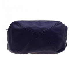 Pre Owned Marc by Marc Jacobs Purple Leather Classic Q Drawstring Hobo