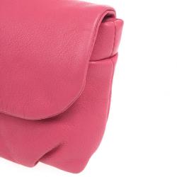 Pre Owned Marc by Marc Jacobs Pink linda Puckered Mouse clutch