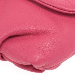 Pre Owned Marc by Marc Jacobs Pink linda Puckered Mouse clutch