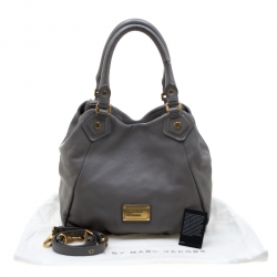 Pre Owned حقيبة كتف مارك باي مارك جاكوبس كلاسيك كيو فرانسيسيكا جلد رمادية