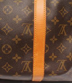 Pre Owned Louis Vuitton Monogram Canvas Keepall Bandouliere 50 Bag