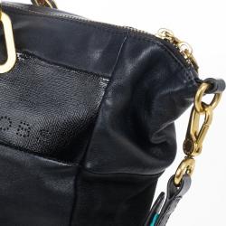 Marc by Marc Jacobs Black Leather And Suede Tote