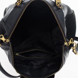 Pre Owned Marc by Marc Jacobs Black Leather And Suede Tote