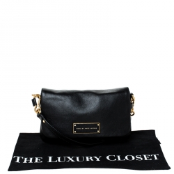 Pre Owned Marc by Marc Jacobs Black Leather Percy Crossbody Bag