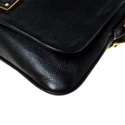 Pre Owned Marc by Marc Jacobs Black Leather Percy Crossbody Bag