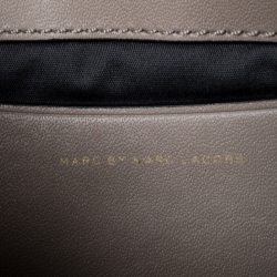 مملوكة مسبقًا Marc By Marc Jacobs Light Blue/Beige Leather Ligero Double Percy Crossbody Bag