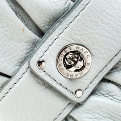 Marc by Marc Jacobs Grey Grained Leather Clutch