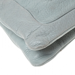 Marc by Marc Jacobs Grey Grained Leather Clutch