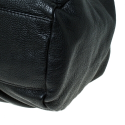 مملوكة مسبقًا Marc by Marc Jacobs Black Leather  Classic Q Francesca Shoulder Bag 