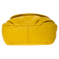 Marc by Marc Jacobs Yellow Leather Classic Q Lil Ukita Top Handle Bag