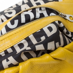 Marc by Marc Jacobs Yellow Leather Classic Q Lil Ukita Top Handle Bag