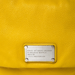 Marc by Marc Jacobs Yellow Leather Classic Q Lil Ukita Top Handle Bag