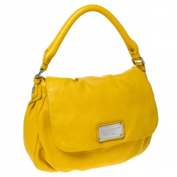 Marc by Marc Jacobs Yellow Leather Classic Q Lil Ukita Top Handle Bag