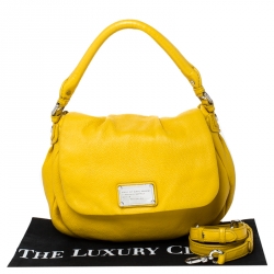 Marc by Marc Jacobs Yellow Leather Classic Q Lil Ukita Top Handle Bag