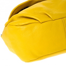 Marc by Marc Jacobs Yellow Leather Classic Q Lil Ukita Top Handle Bag