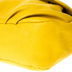 Marc by Marc Jacobs Yellow Leather Classic Q Lil Ukita Top Handle Bag