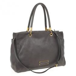 Pre Owned Marc by Marc Jacobs Grey Too Hot To Handle Ultimate Leather Tote