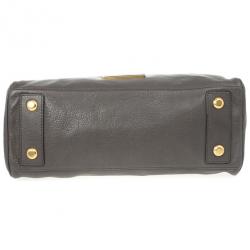 Pre Owned Marc by Marc Jacobs Grey Too Hot To Handle Ultimate Leather Tote