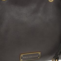 Pre Owned Marc by Marc Jacobs Grey Too Hot To Handle Ultimate Leather Tote