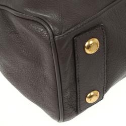 Pre Owned Marc by Marc Jacobs Grey Too Hot To Handle Ultimate Leather Tote