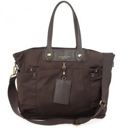 Pre Owned Marc by Marc Jacobs Brown Preppy Nylon Elizababy Bag
