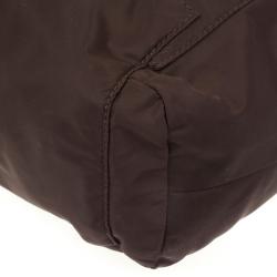 Pre Owned Marc by Marc Jacobs Brown Preppy Nylon Elizababy Bag