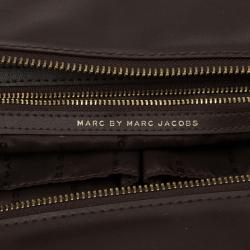Pre Owned Marc by Marc Jacobs Brown Preppy Nylon Elizababy Bag