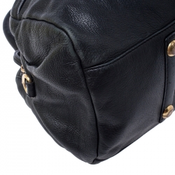 Pre Owned حقيبة مارك باي مارك جاكوبس Q بيبي غروفي جلد سوداء