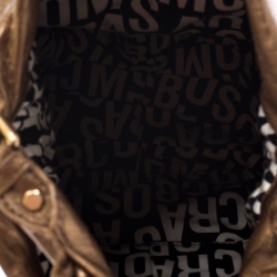 مملوكة مسبقًا Marc by Marc Jacobs Metallic Gold Leather Classic Q Hillier Hobo