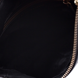 Pre Owned Marc by Marc Jacobs Black Leather and Nubuck Crossbody Bag