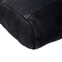 Pre Owned Marc by Marc Jacobs Black Leather and Nubuck Crossbody Bag